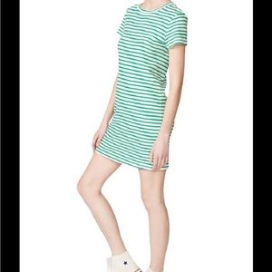 Anthropologie Stateside Striped Linen Short Sleeve Dress